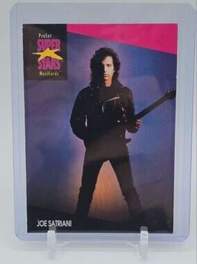 1991 Pro Set SuperStars MusiCards #231 Joe Satriani Card